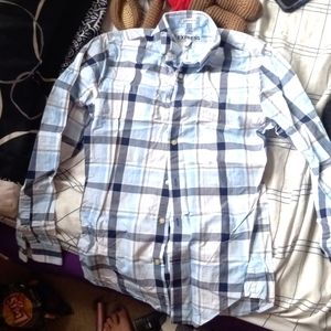 Plaid men's small shirt